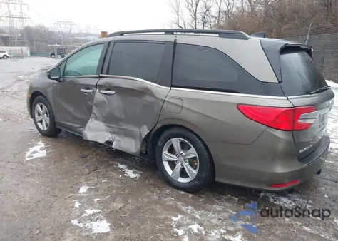2018 Honda Odyssey Ex-L из США, поврежденный, VIN 5FNRL6H76JB054120